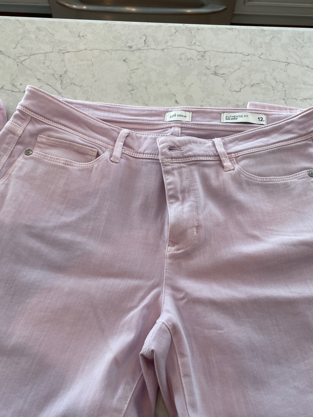 J. Jill Light Pink Authentic Fit Women's Jeans NWOT - Picture 3 of 3